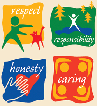 values of life, respect, honesty, caring, respect, life values, values, life rules, rules of life