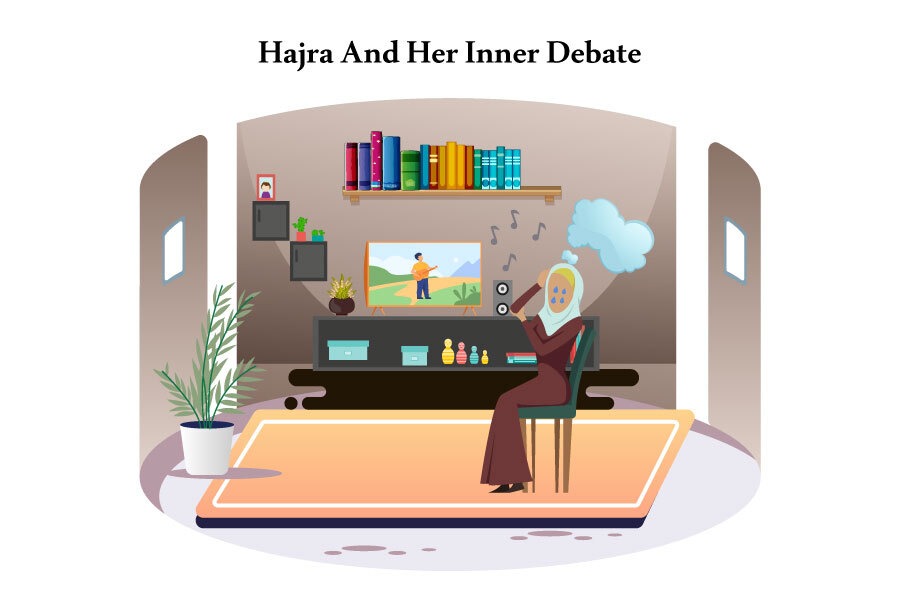 Hajra and her inner debate