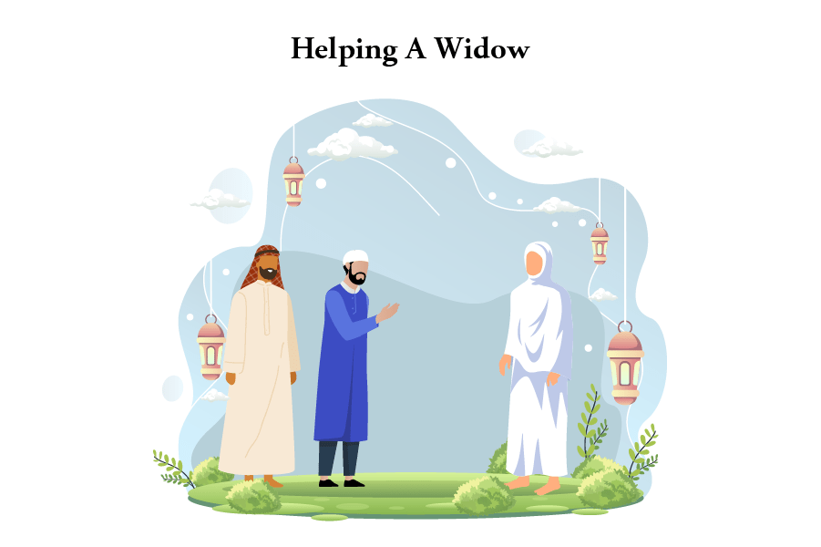 Helping A Widow.