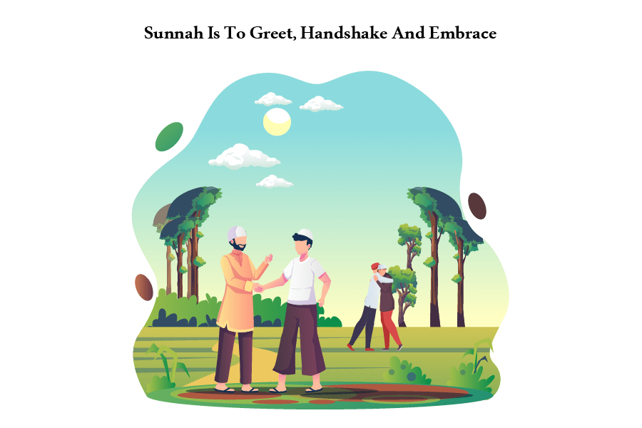 Sunnah way of greets, Handshakes