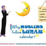 muslims follow lunar calendar