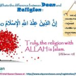 difference between deen and religion