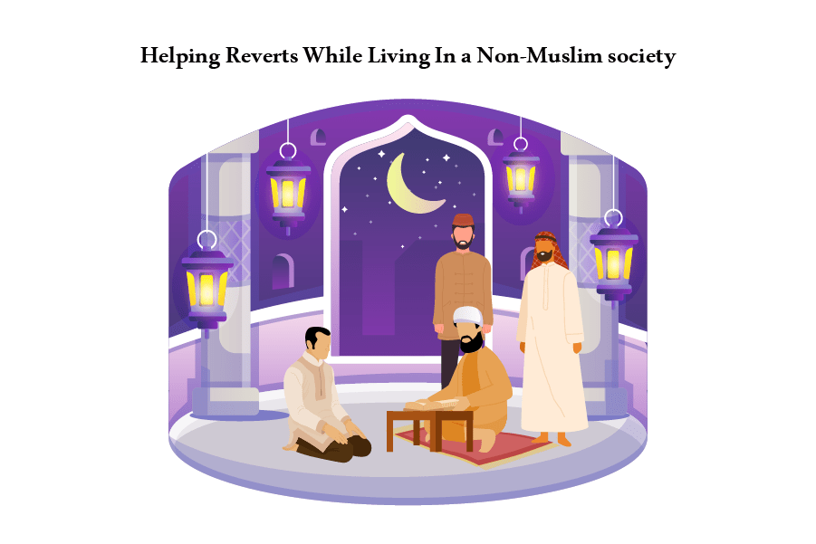 Helping Reverts While Living In a Non-Muslim society