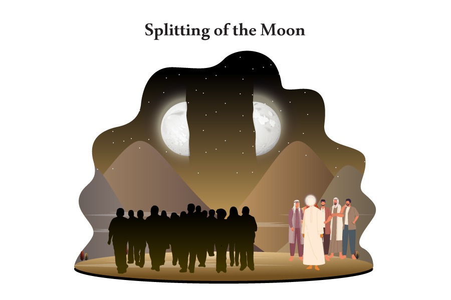 Splitting of the Moon