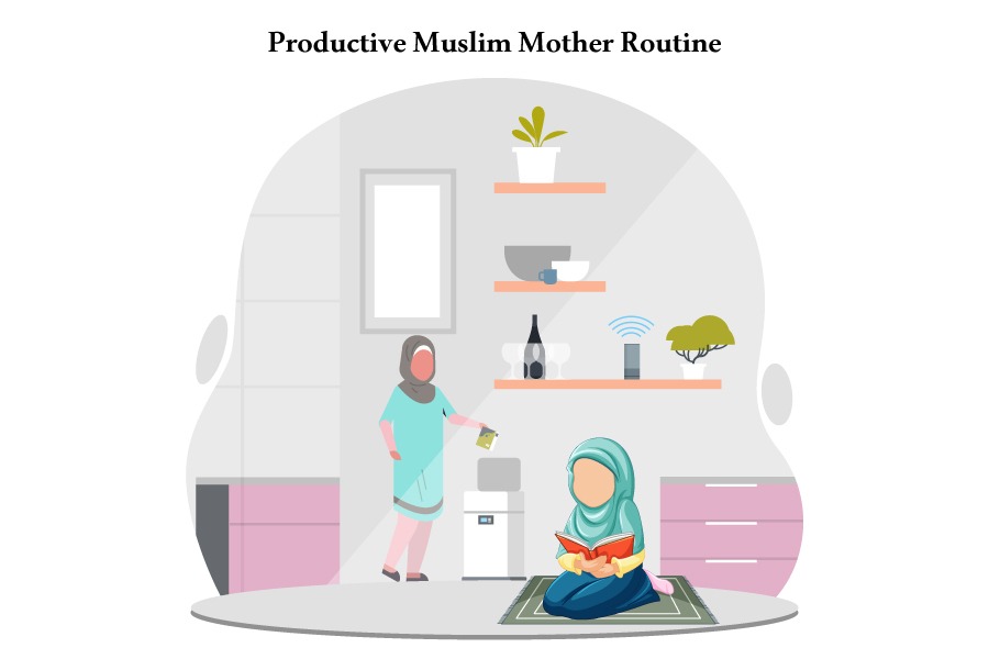 muslim mother routine