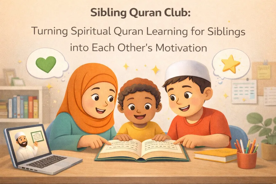 Sibling Quran Club: Turning spiritual Quran learning for siblings into Each Other’s Motivation