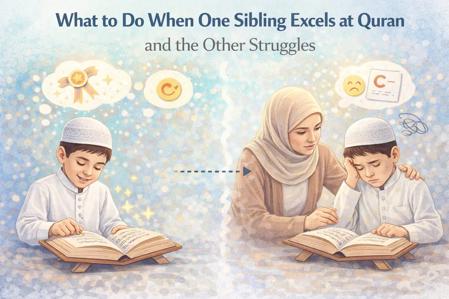 sibling Quran learning gap